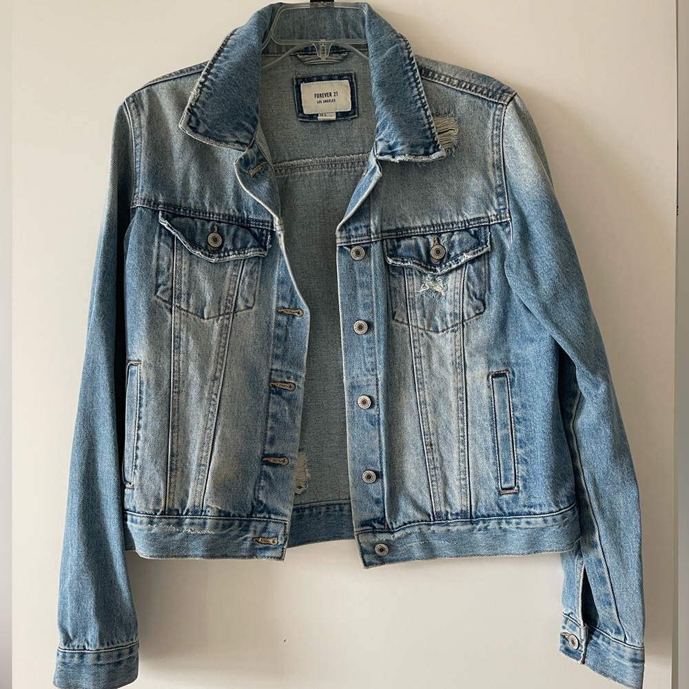 Denim jacket size large